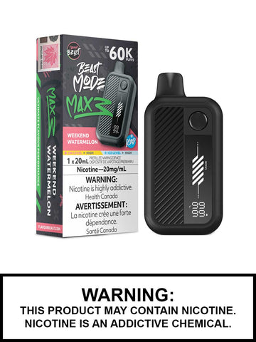 FLAVOUR BEAST BEAST MODE MAX 3 60K - Weekend Watermelon Iced