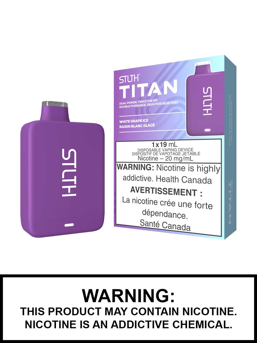 STLTH TITAN 10K White Grape Ice