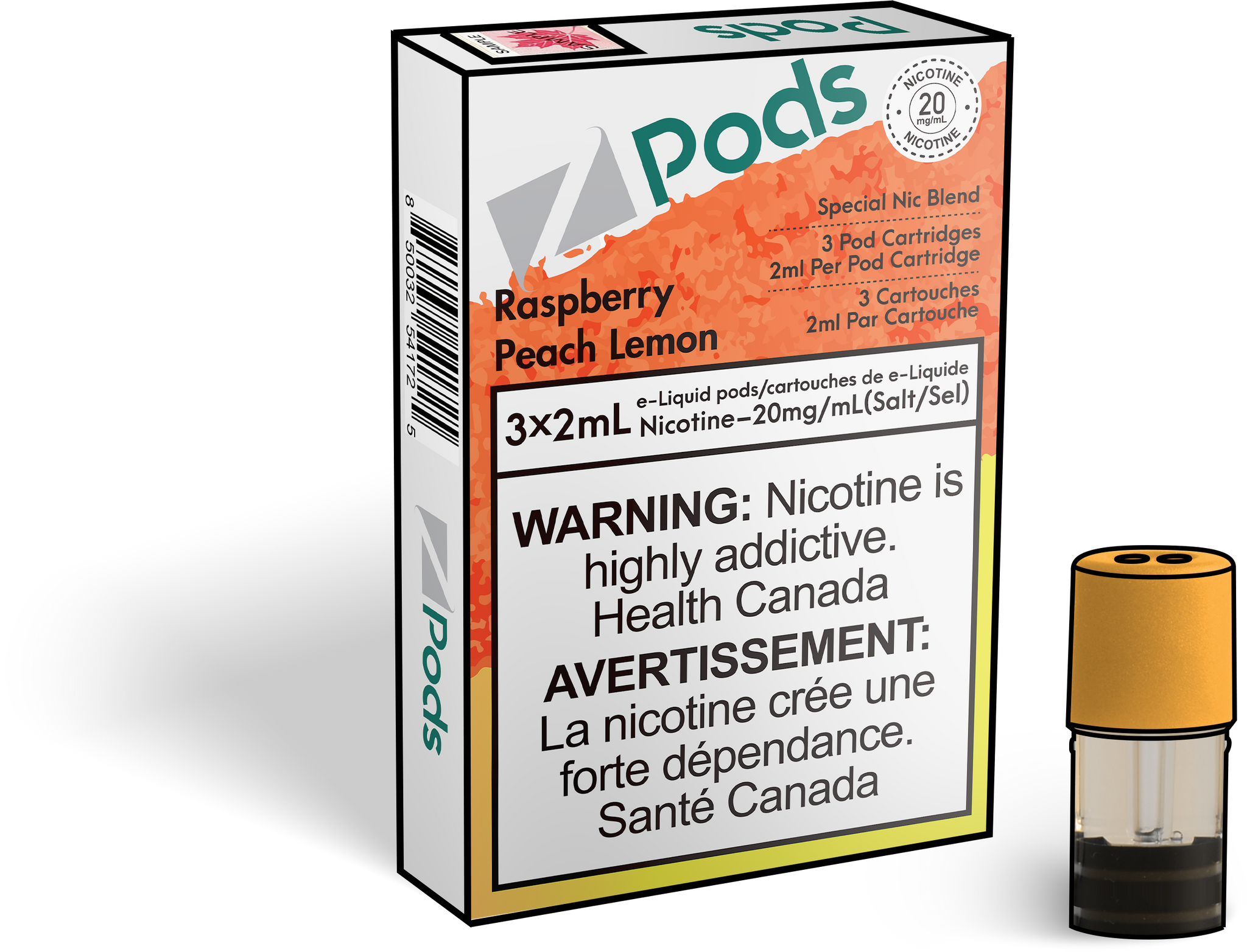 Z Pods-Raspberry Peach Lemon