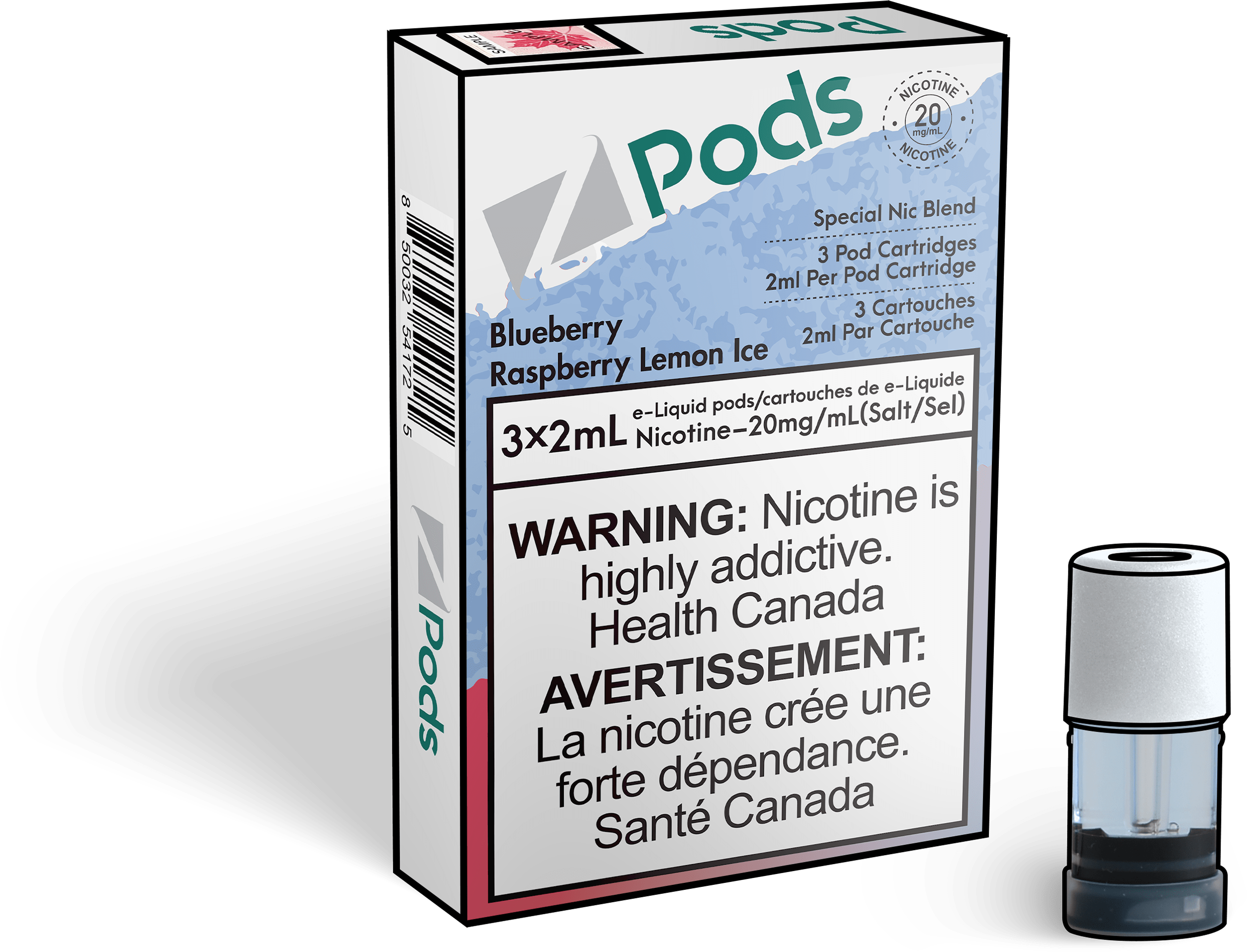 Z Pods-Blueberry Raspberry Lemon Ice