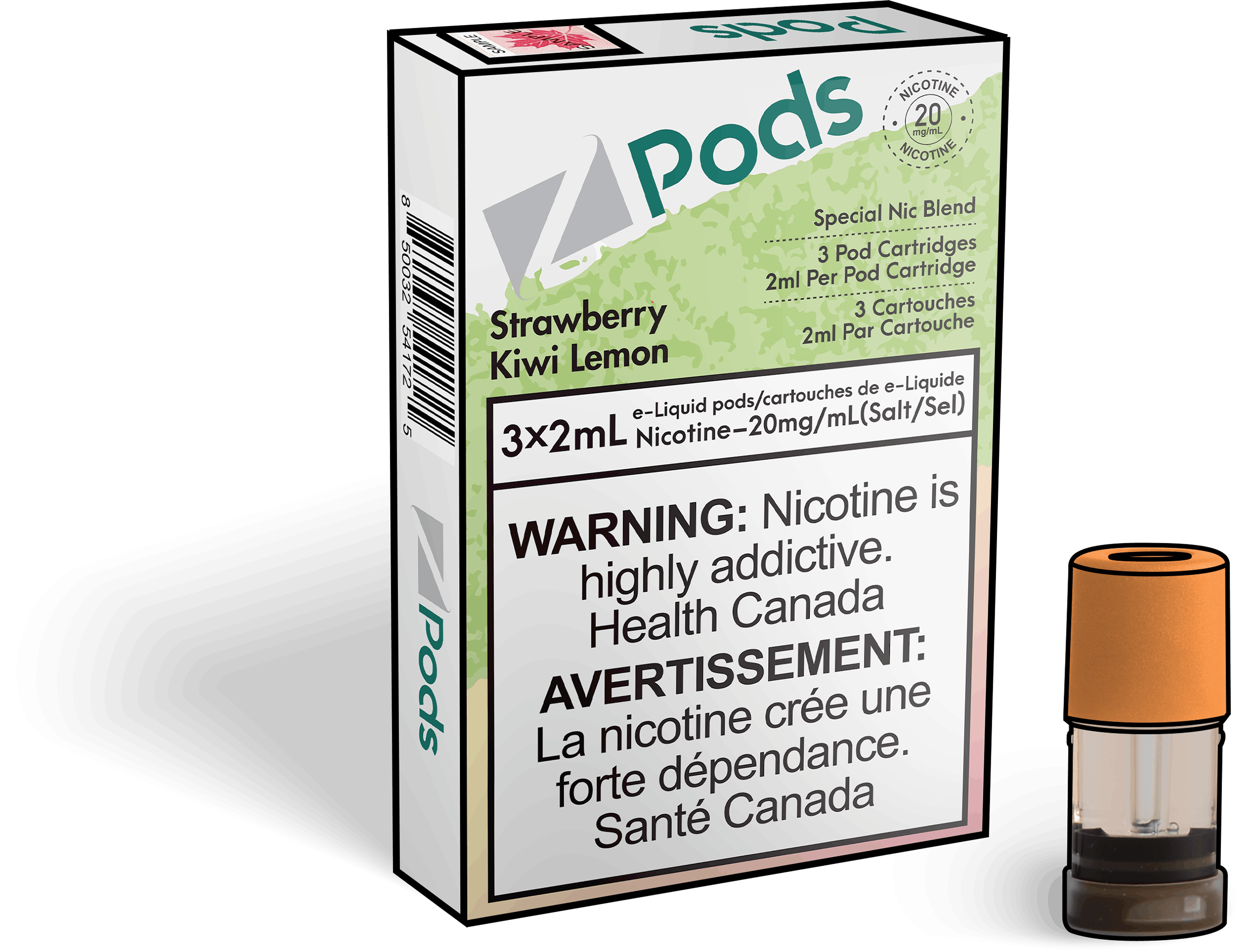 Z Pods-Kiwi Lemon