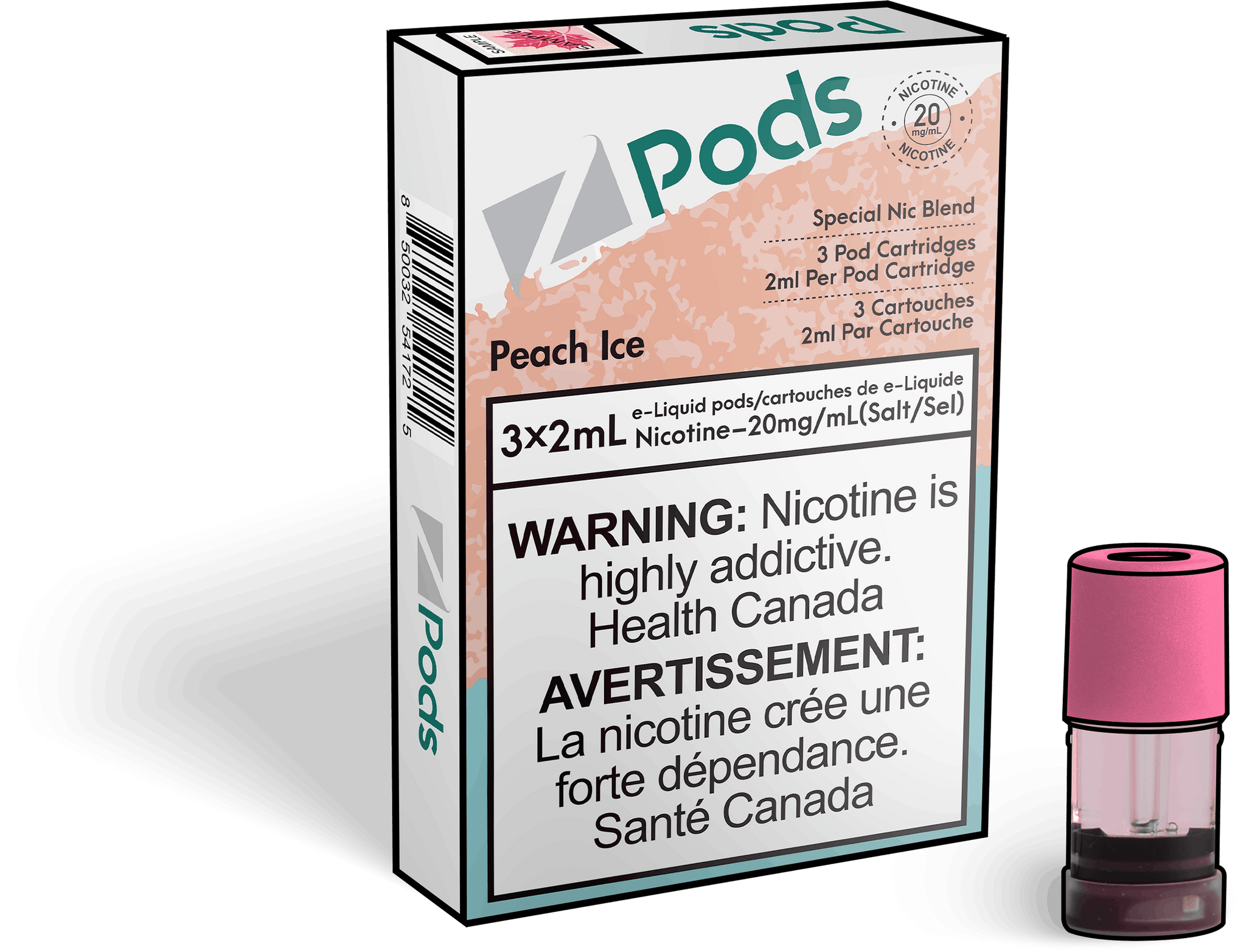 Z Pods Multi Peach Ice