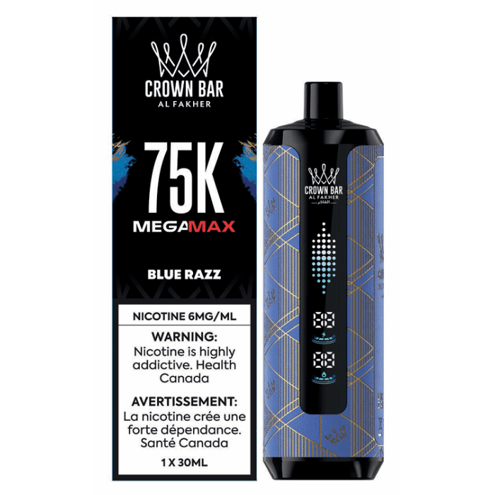 AL FAKHER CROWN BAR 75K Blue Razz