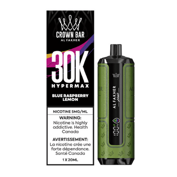 BLUE RASPBERRY LEMON - AL FAKHER CROWN BAR DISPOSABLE VAPE 30K