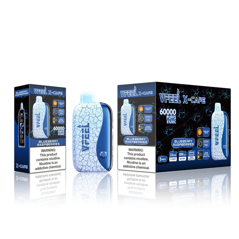 VFEEL X-Cape 60K Puffs - Blueberry Raspberries