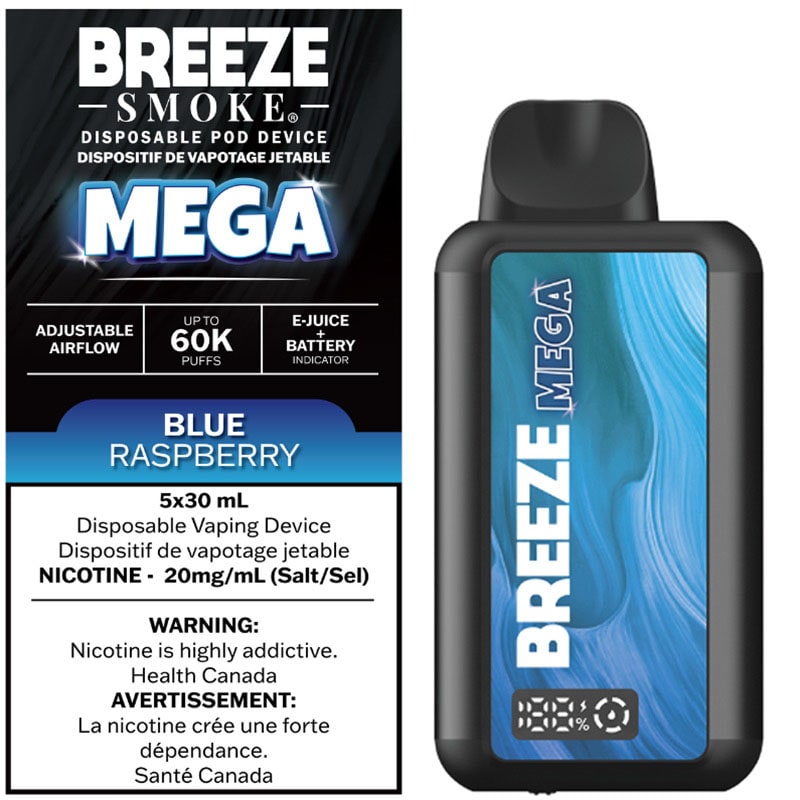 BREEZE MEGA 60k-Blue raspberry