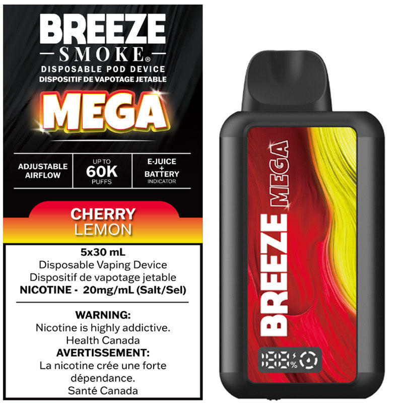 BREEZE MEGA 60k-Cherry lemon