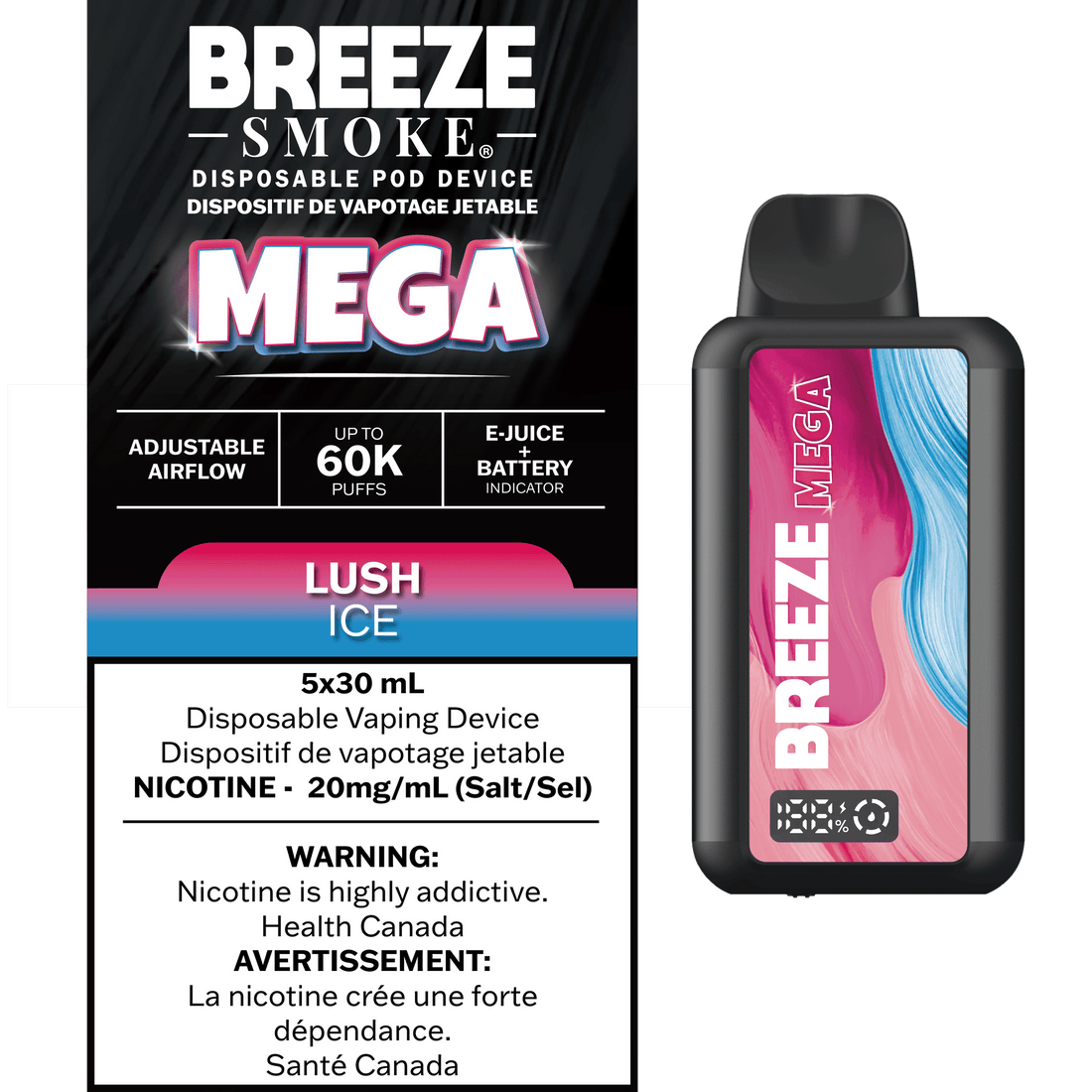 BREEZE MEGA 60k-Lush ice