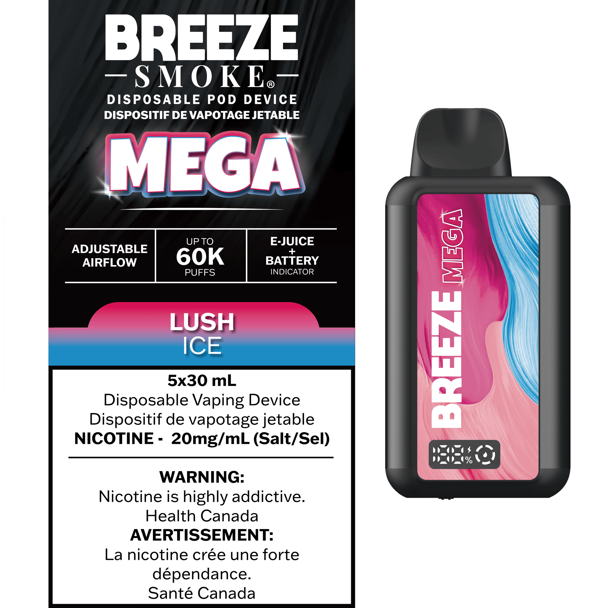 BREEZE MEGA 60k-Lush ice