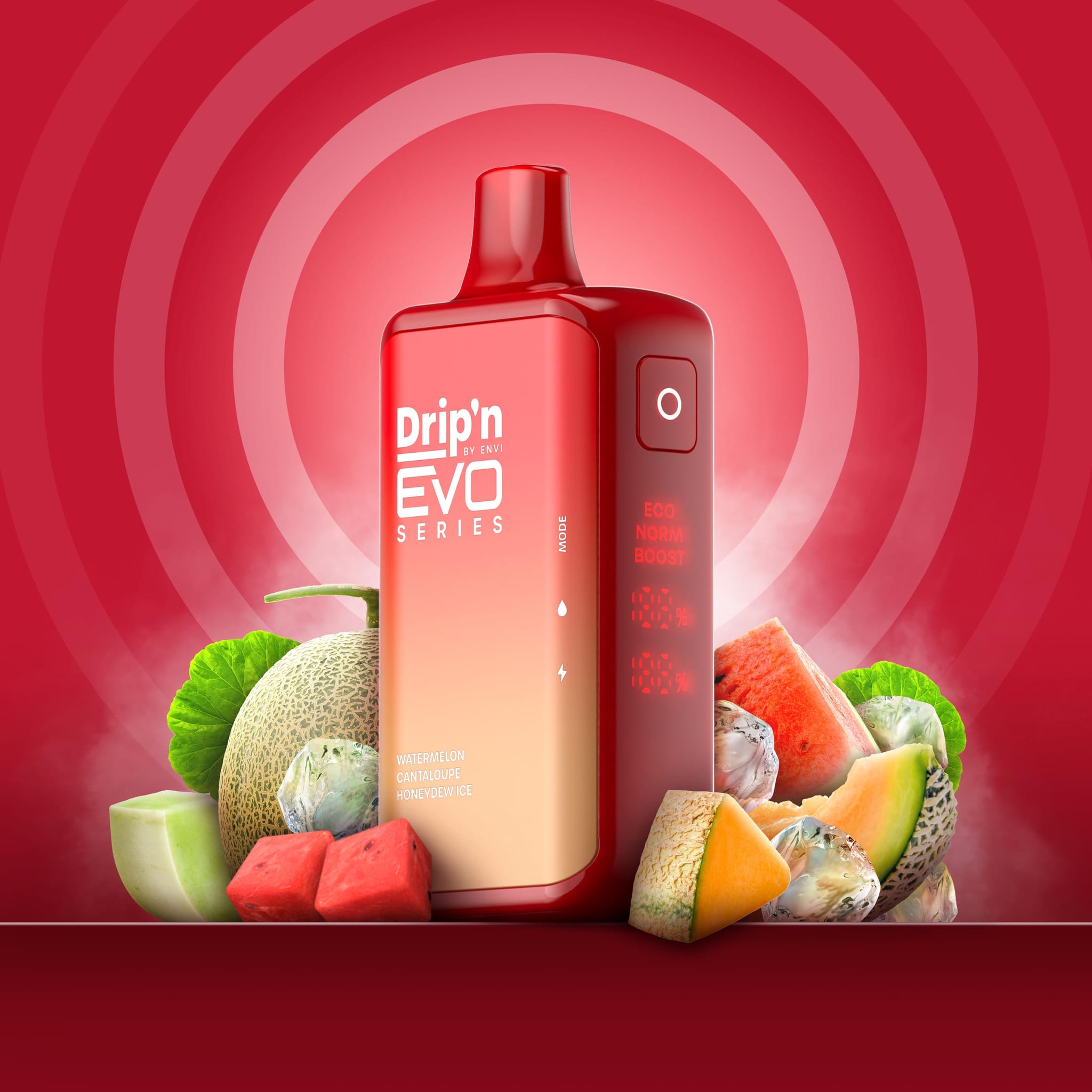 DRIP’N EVO 28K Watermelon Cantaloupe Honeydew lce