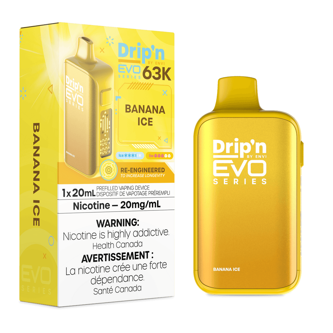 DRIP’N 63K –  BANANA ICE