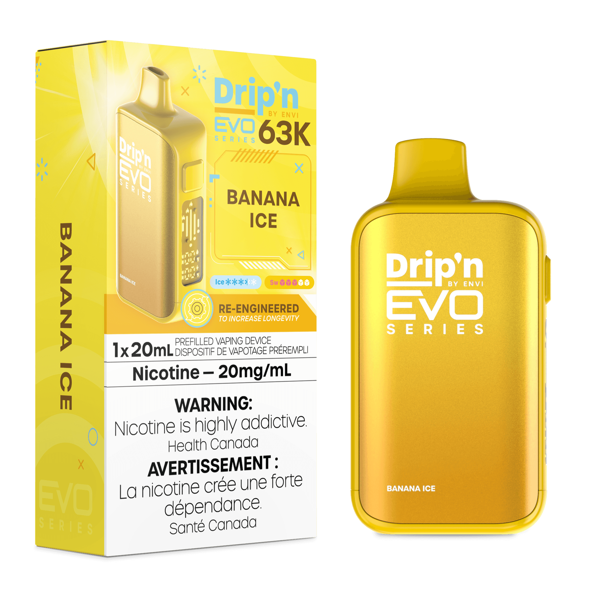 DRIP’N 63K –  BANANA ICE