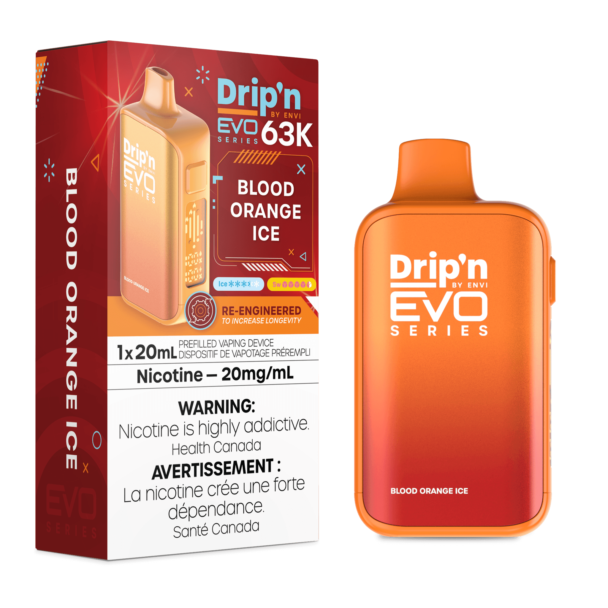 DRIP’N 63K –  BLOOD ORANGE ICE