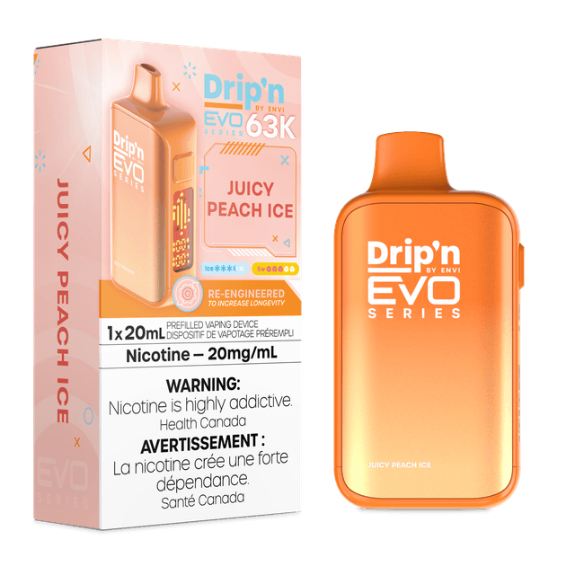 DRIP’N 63K –  JUICY PEACH ICE