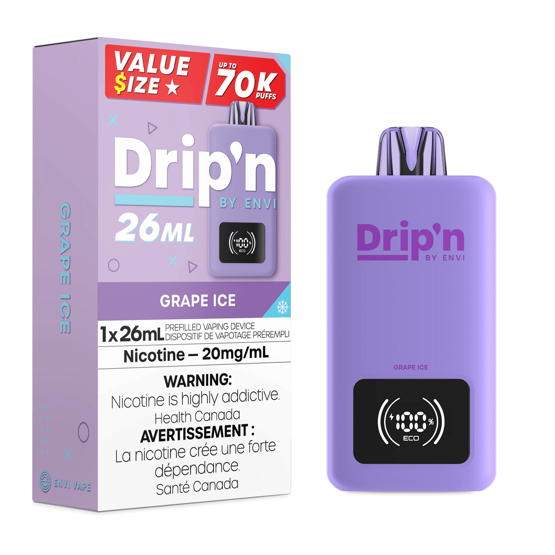 DRIP'N 70K Grape Ice
