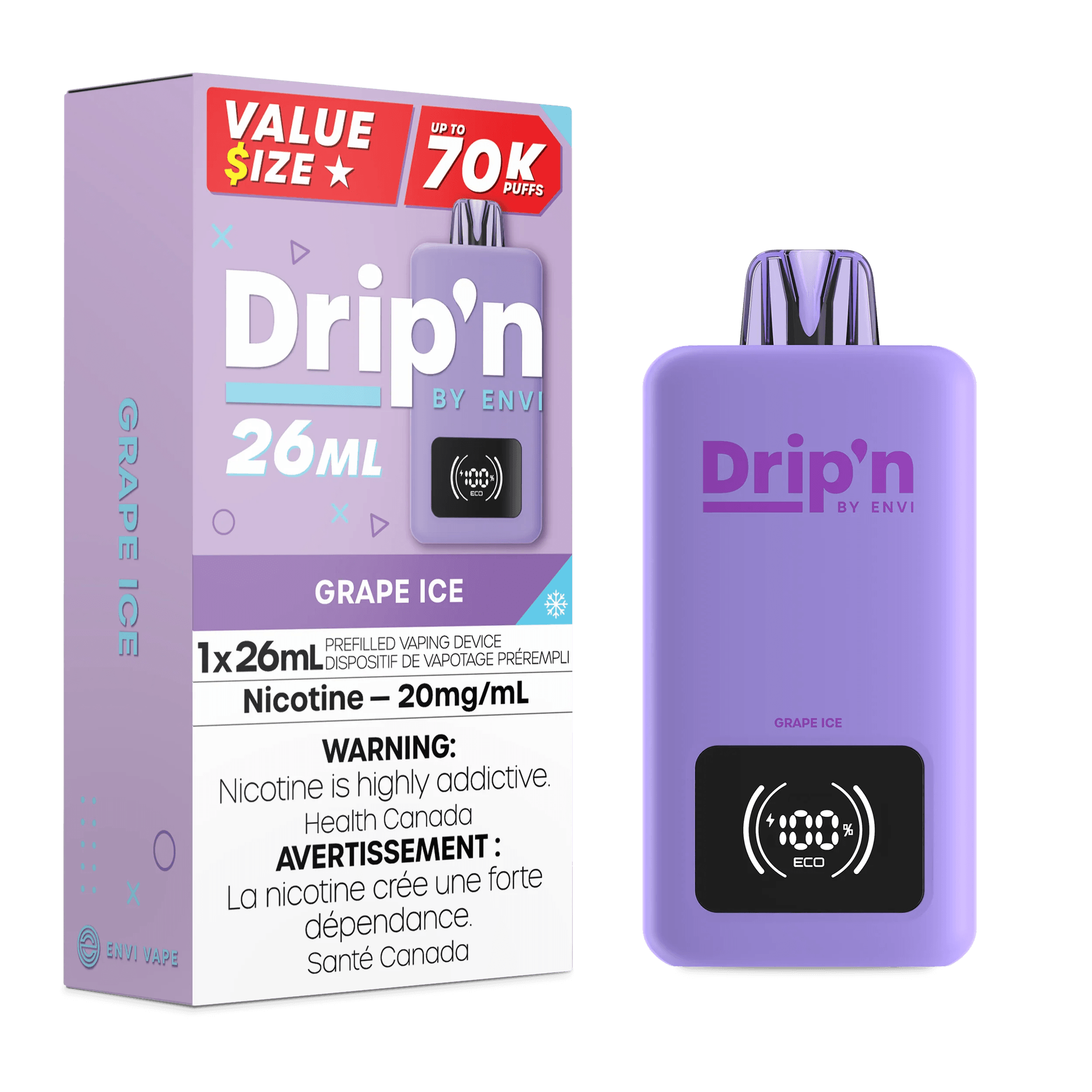 DRIP'N 70K Grape Ice