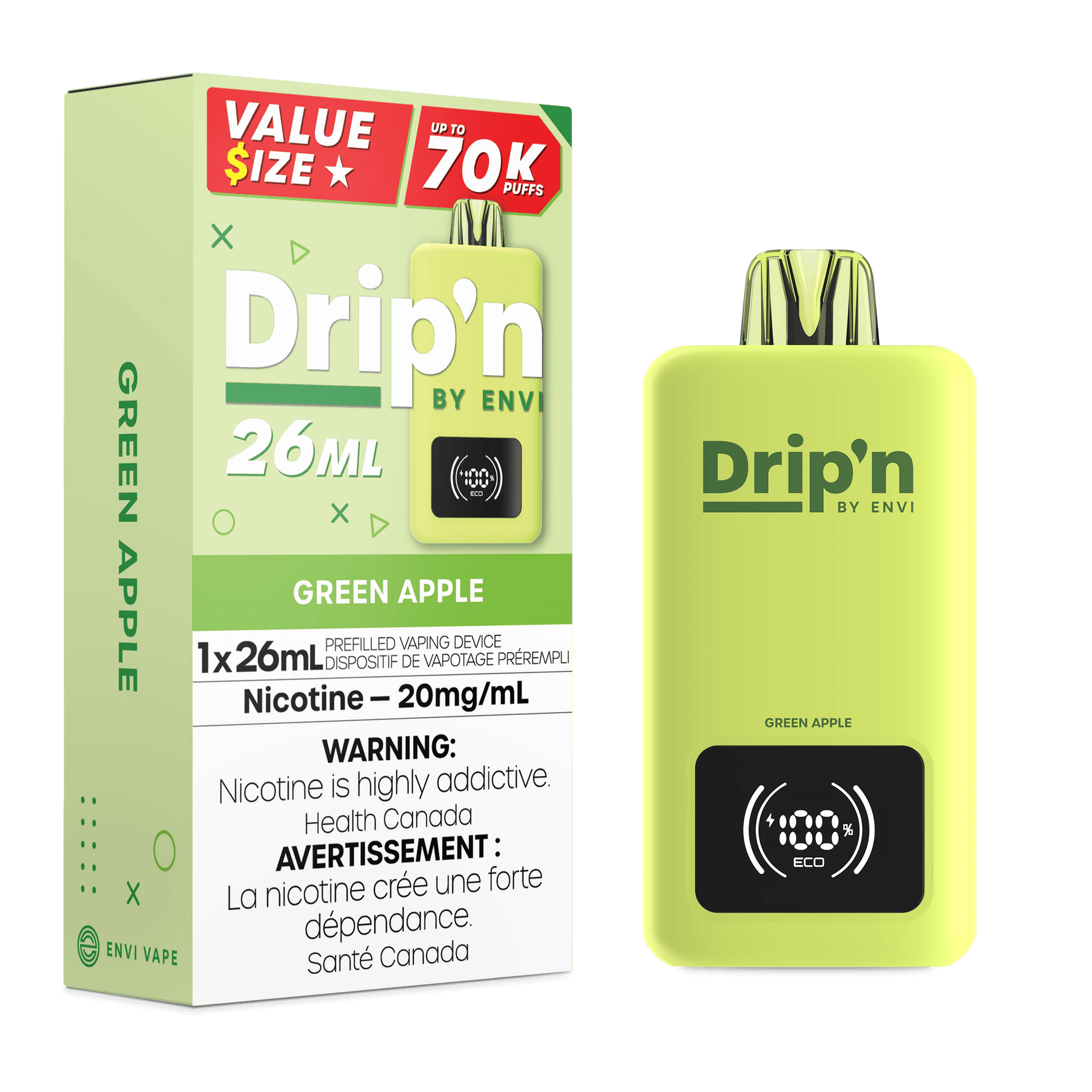 DRIP'N 70K Green Apple