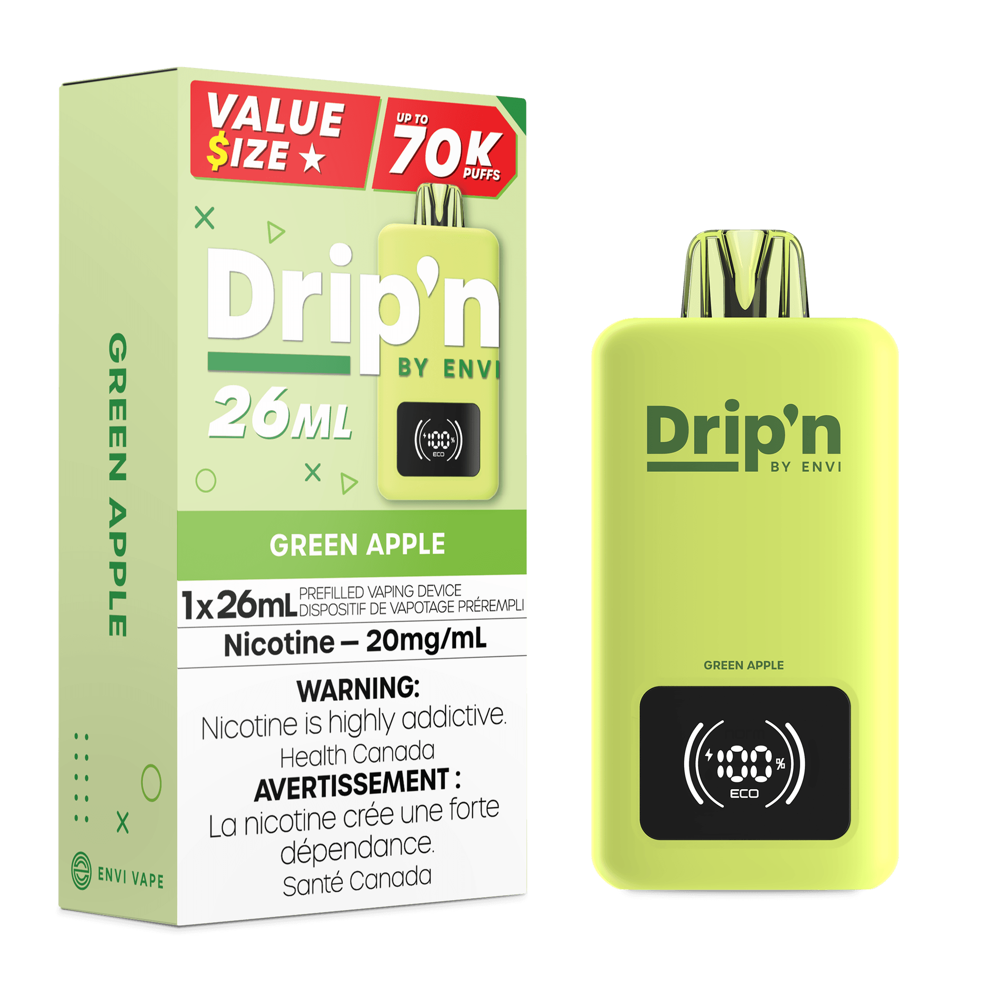 DRIP'N 70K Green Apple