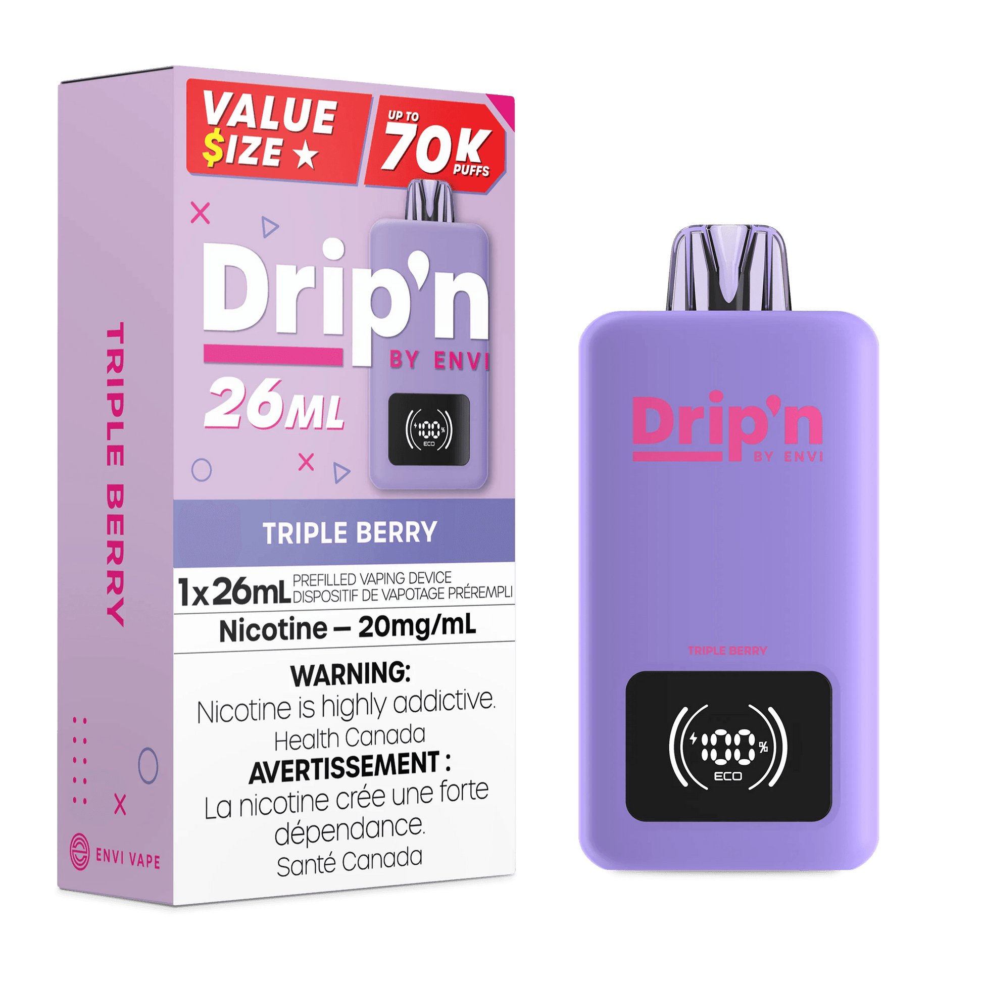 DRIP'N 70K Triple berry
