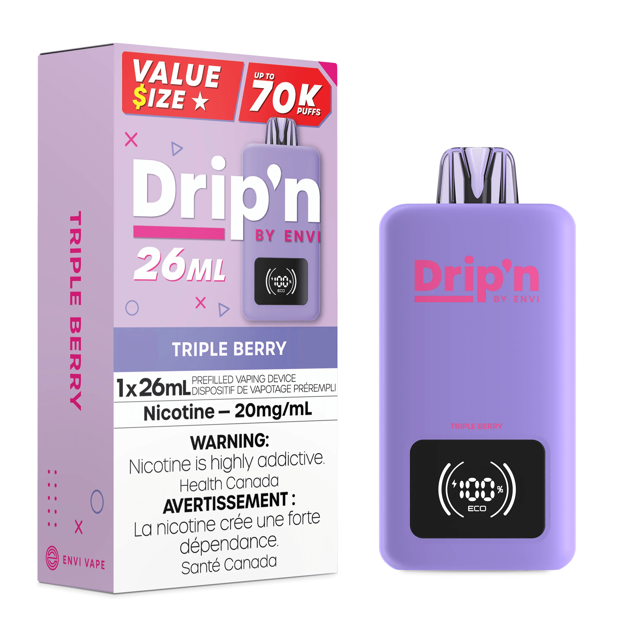 DRIP'N 70K Triple berry