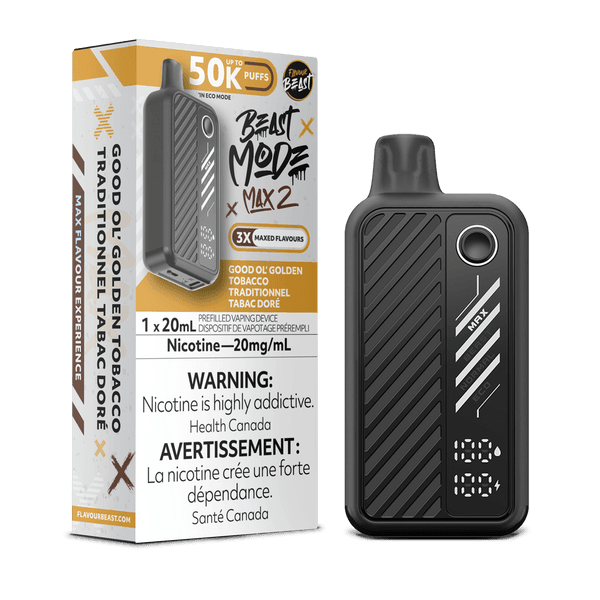 Flavour Beast Beast Mode Max 2 Good Ol' Golden Tobacco