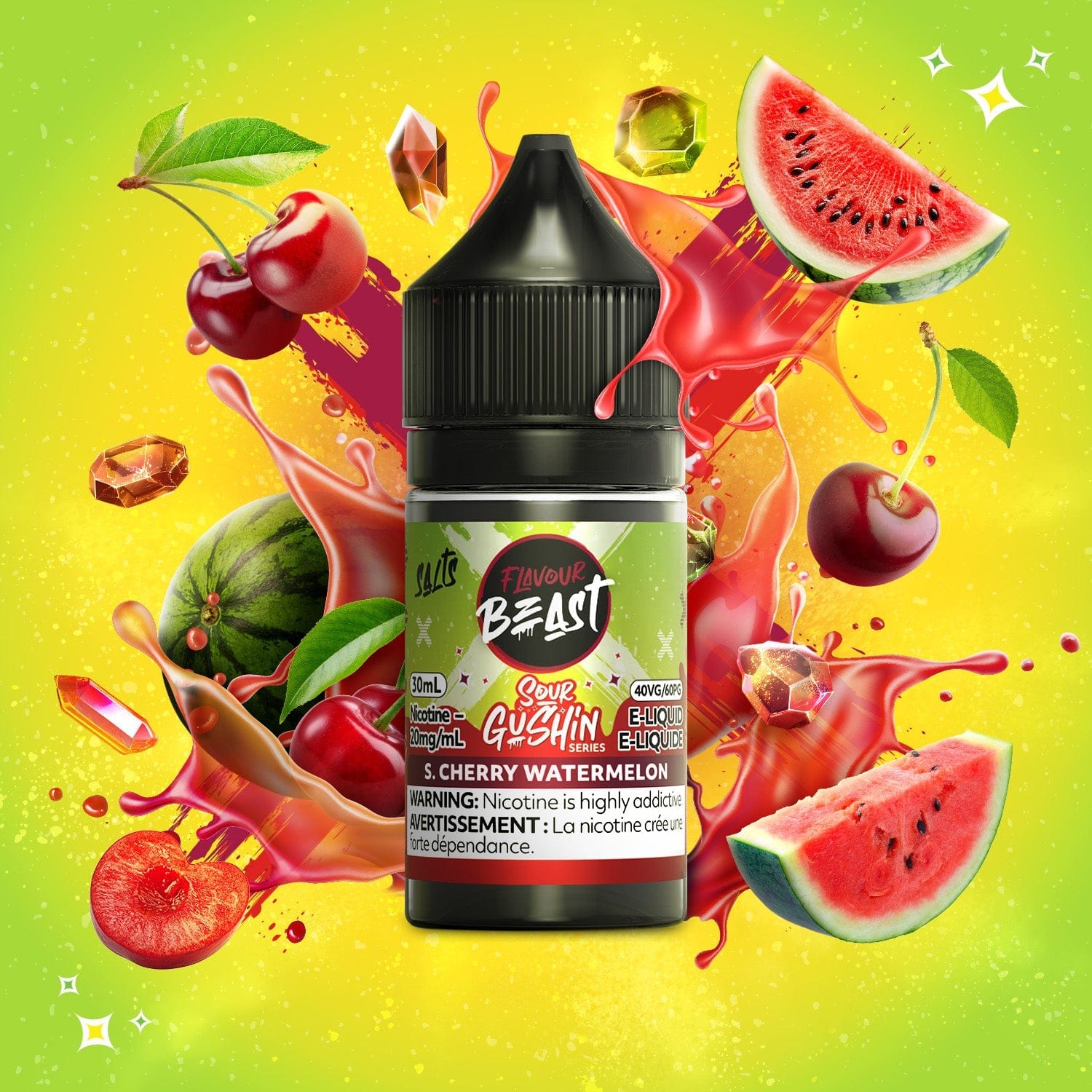 Flavour Beast Gushin - Sour Cherry Watermelon
