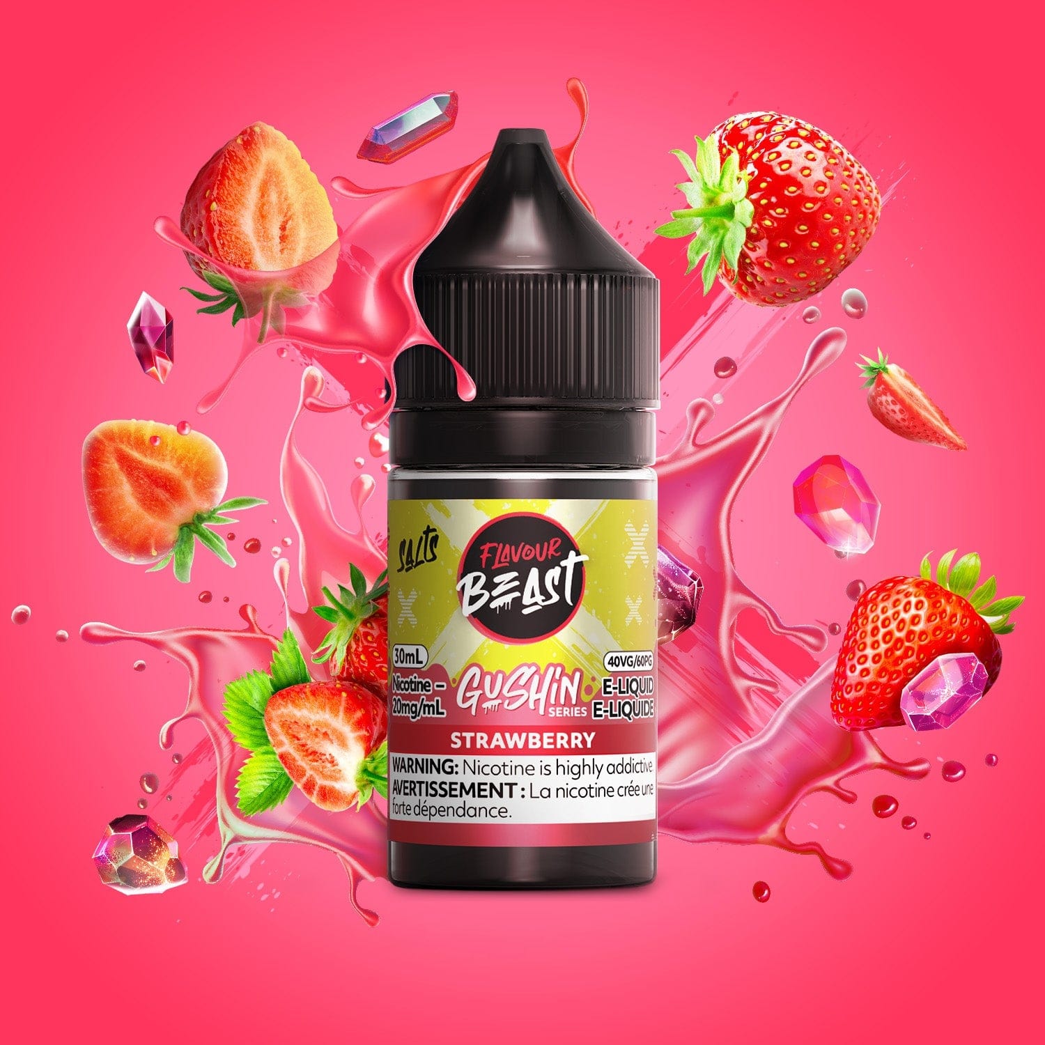Flavour Beast Gushin - Strawberry
