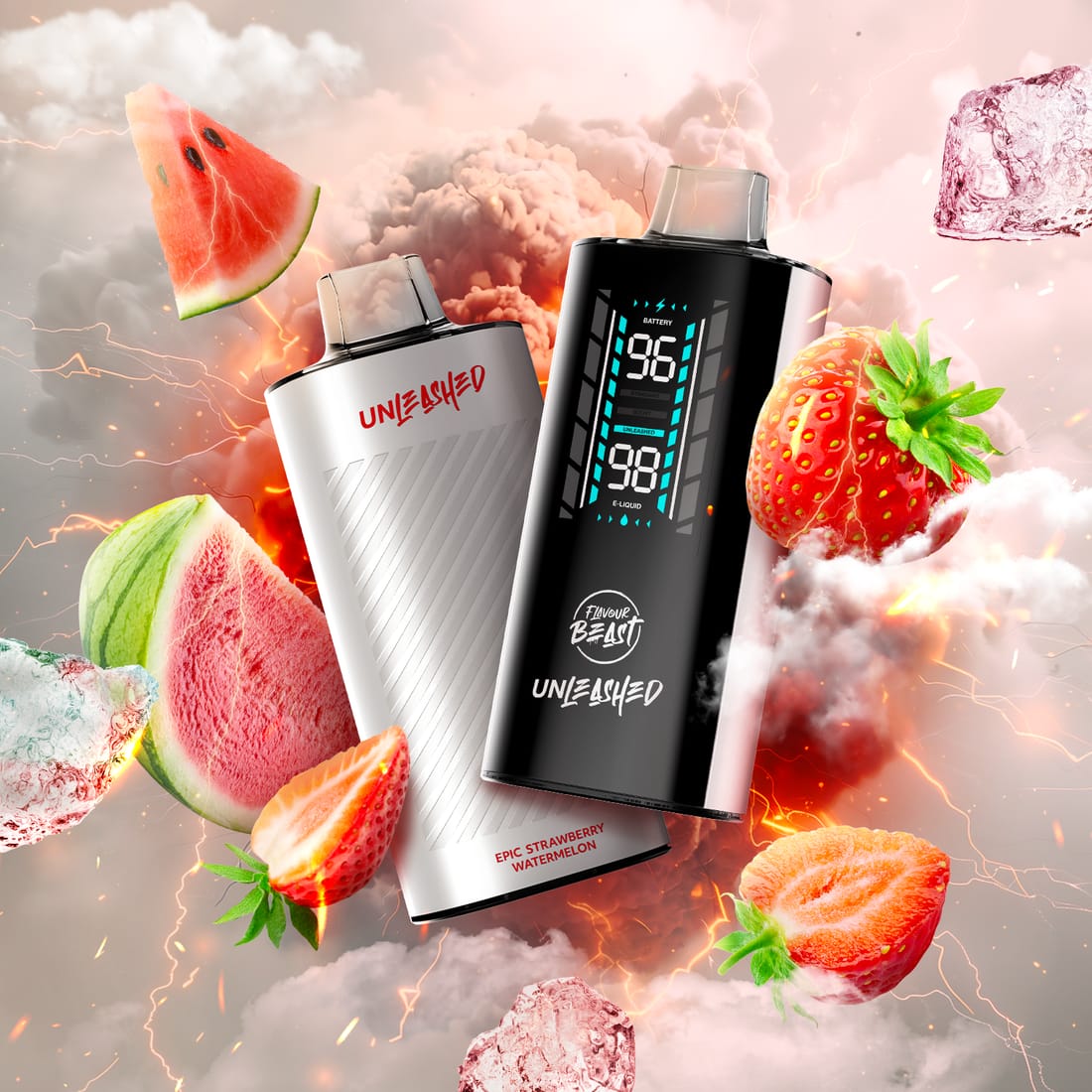 FLAVOUR BEAST UNLEASHED DCP 20k StrawberryWATERMELON