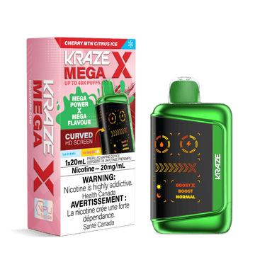 KRAZE MEGA 48K - CHERRY MTN CITRUS ICE