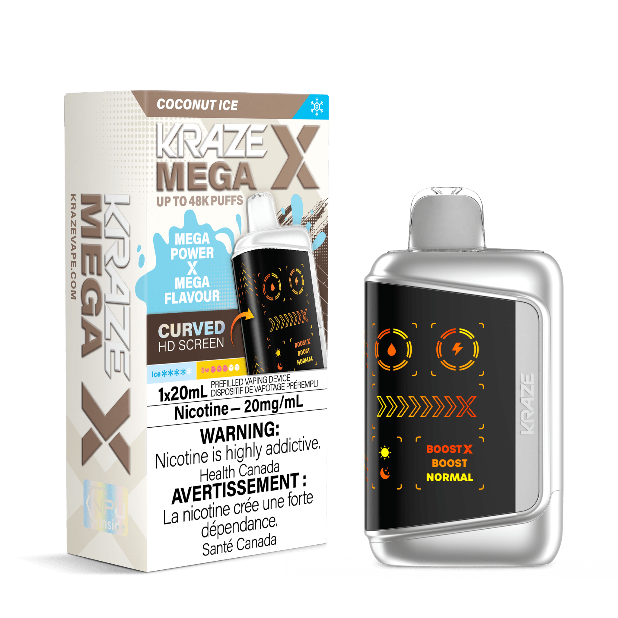KRAZE MEGA 48K - COCONUT ICE
