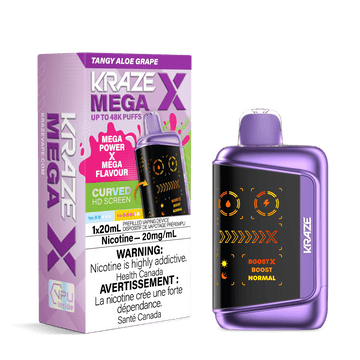 KRAZE MEGA 48K - TANGY ALOE GRAPE