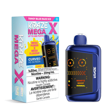 KRAZE MEGA 48K - TANGY BLUE RAZZ ICE