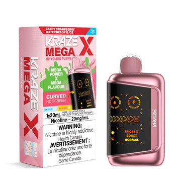 KRAZE MEGA 48K - TANGY STRAWBERRY WATERMELON G ICE