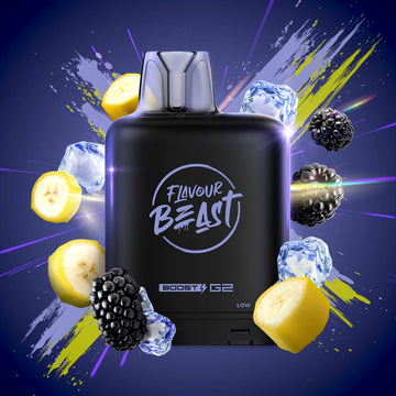 Level X Flavour Beast boost G2 - Blazin' Banana Blackberry