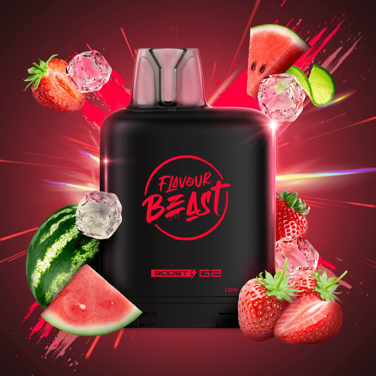 Level X Flavour Beast Boost G2 Savage Strawberrywatermelon