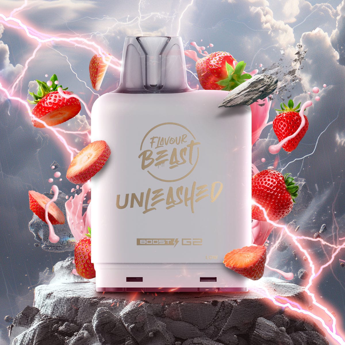 Level X Flavour Beast Unleashed Boost G2 Strawberry Swirl