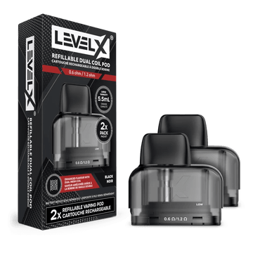 Level X Refillable Dual Coil Pod 2/Pk