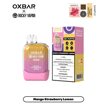 OXBAR 8000 MANGO StrawberryLEMON