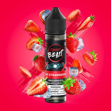 SALTBASE FLAVOUR BEAST SIC Strawberry ICED