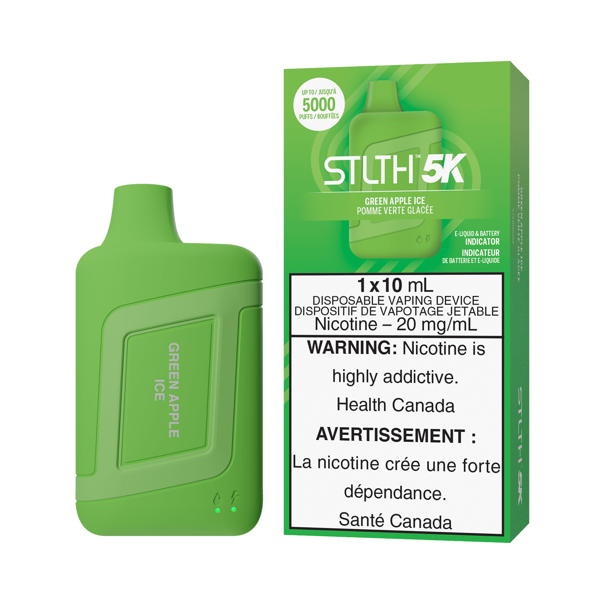 Stlth 5K - Green Apple Ice