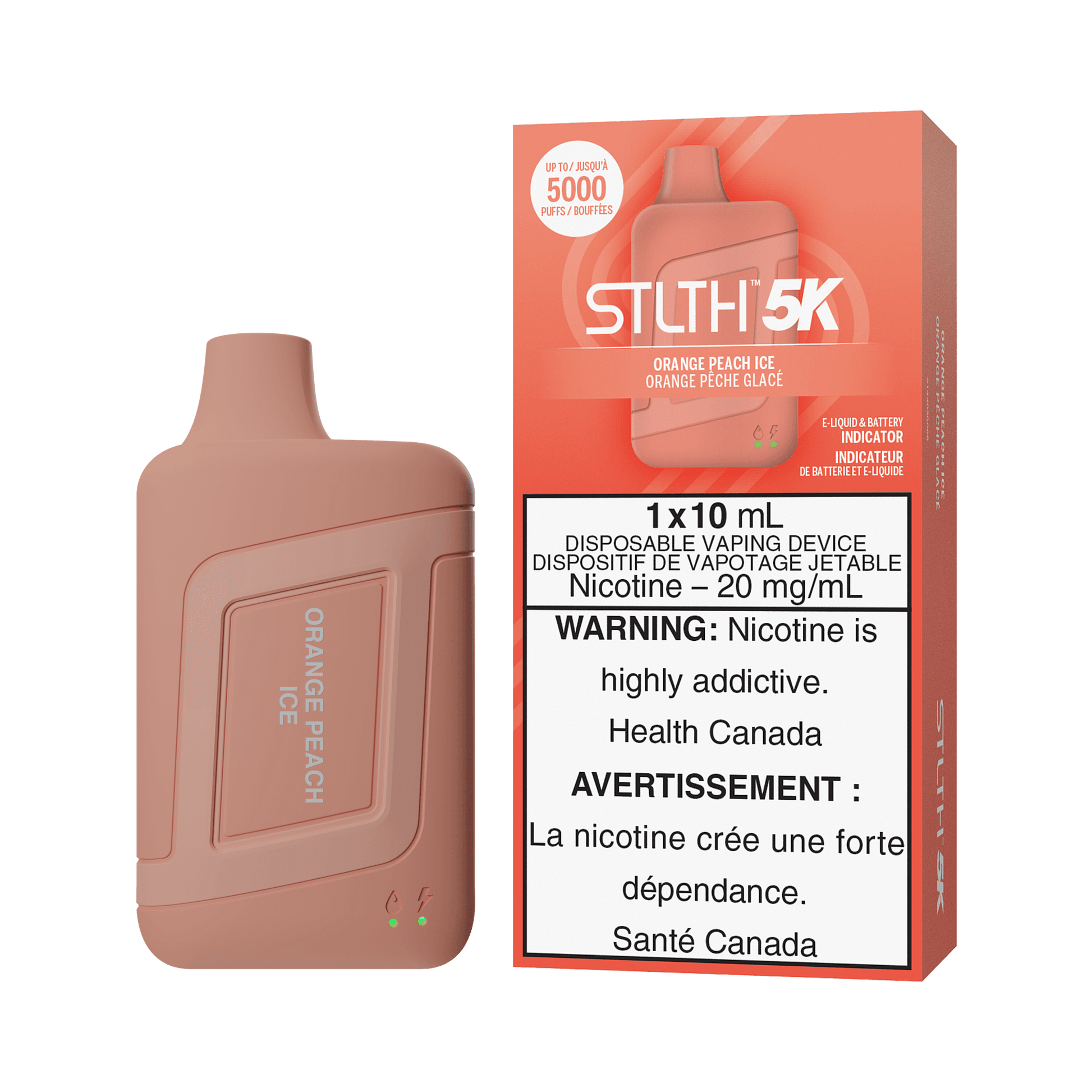 Stlth 5K - Orange Peach Ice