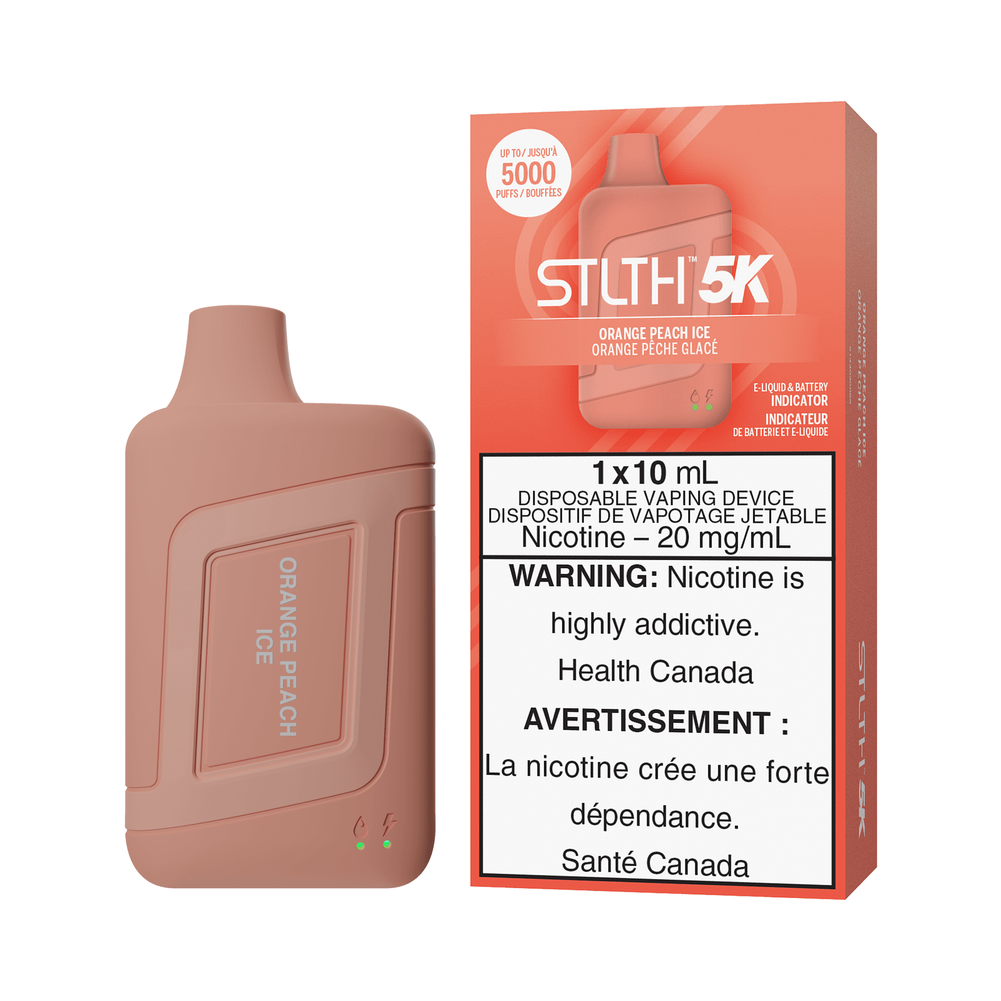 Stlth 5K - Orange Peach Ice