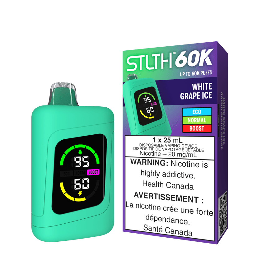 STLTH 60K - White Grape Ice