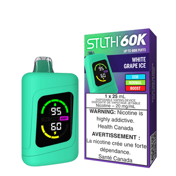 STLTH 60K - White Grape Ice