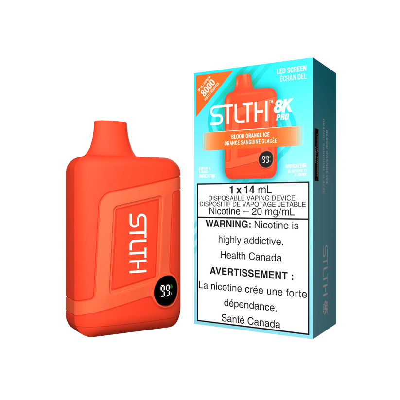 STLTH 8K PRO BLOOD ORANGE ICE