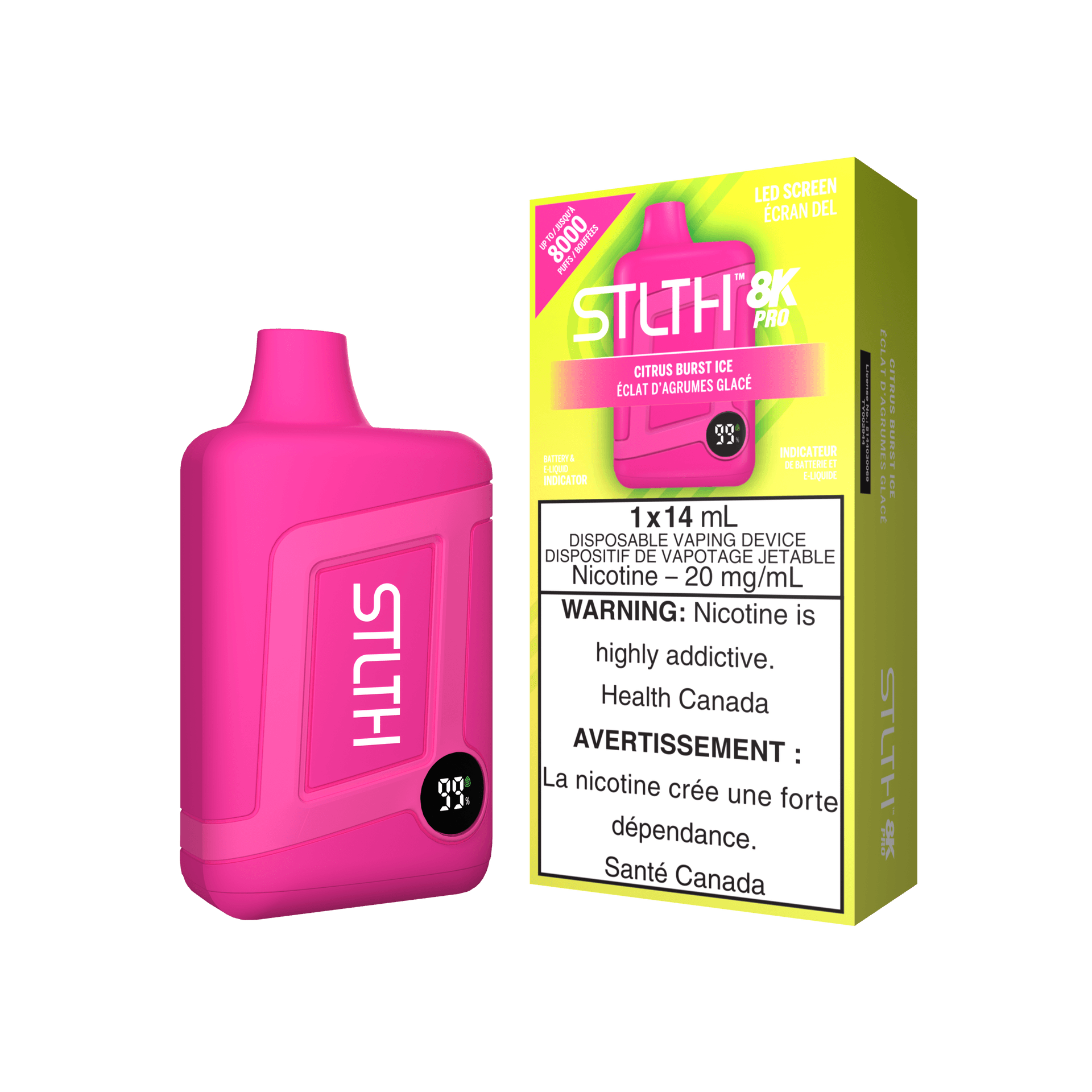 STLTH 8K PRO CITRUS BURST ICE
