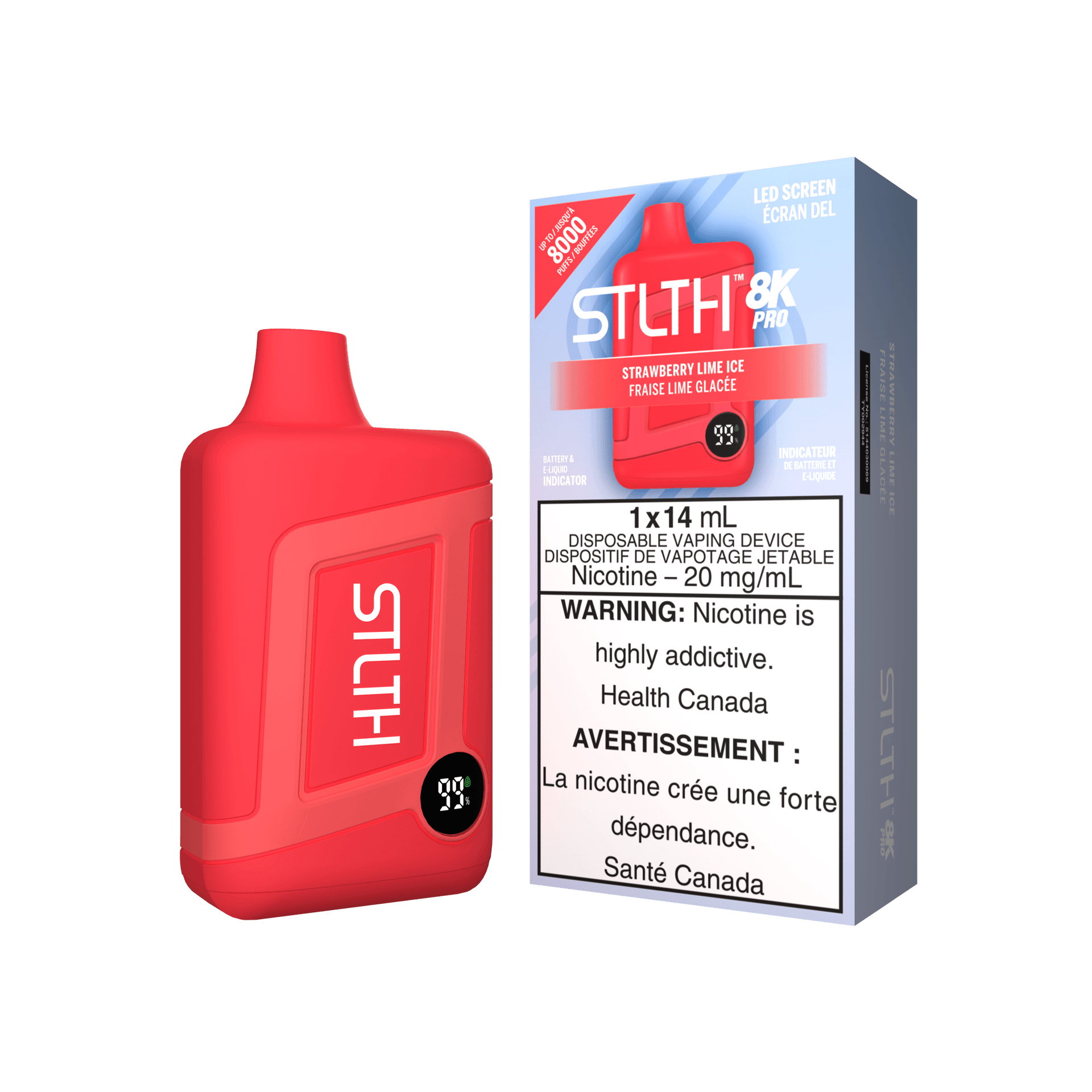 STLTH 8K PRO StrawberryLIME ICE