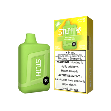 STLTH 8K PRO WHITE GRAPE