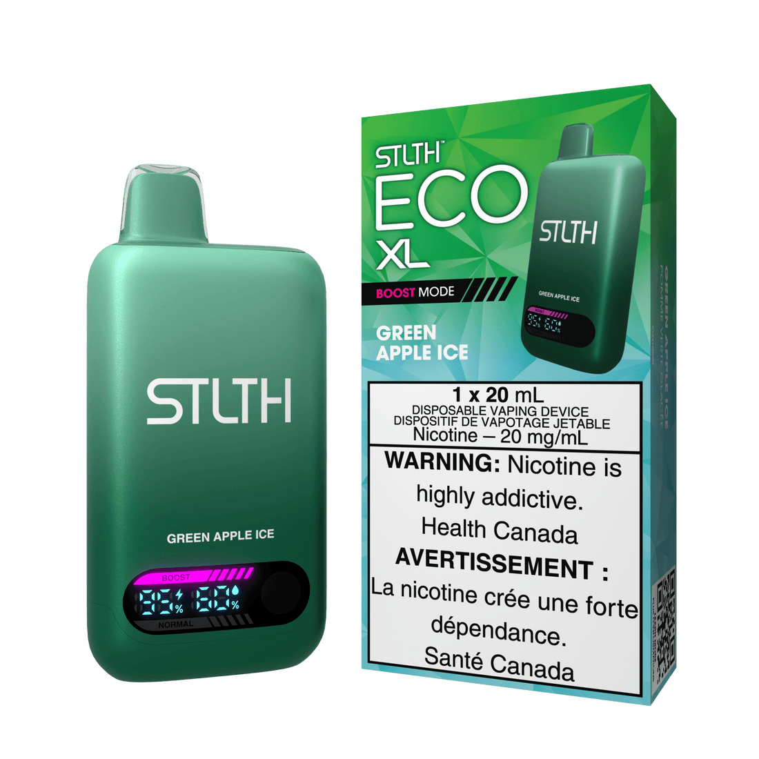 STLTH ECO XL-Green Apple Ice