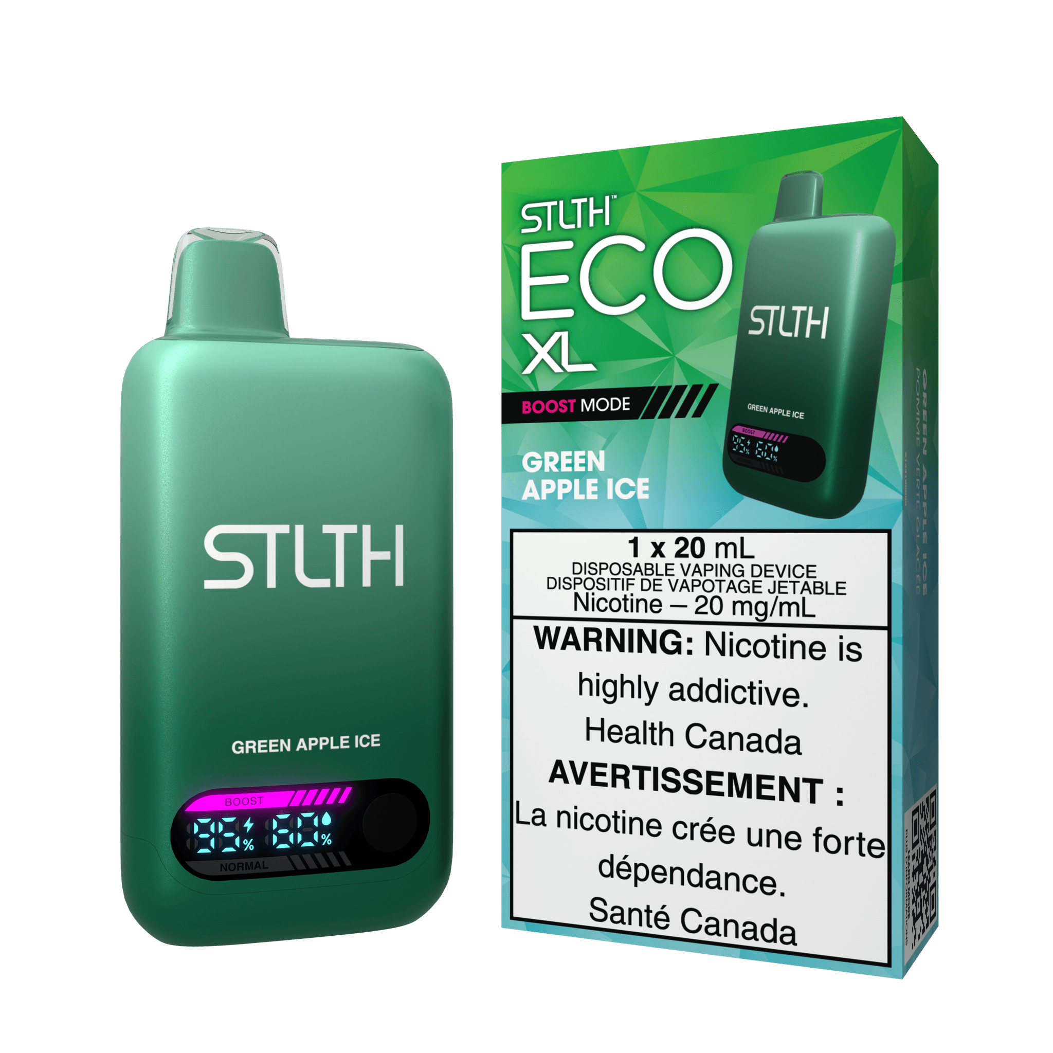 STLTH ECO XL-Green Apple Ice